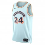 Maillot NBA San Antonio Spurs Devin Vassell Nike 2024-25 City Edition Bleu Swingman - Homme